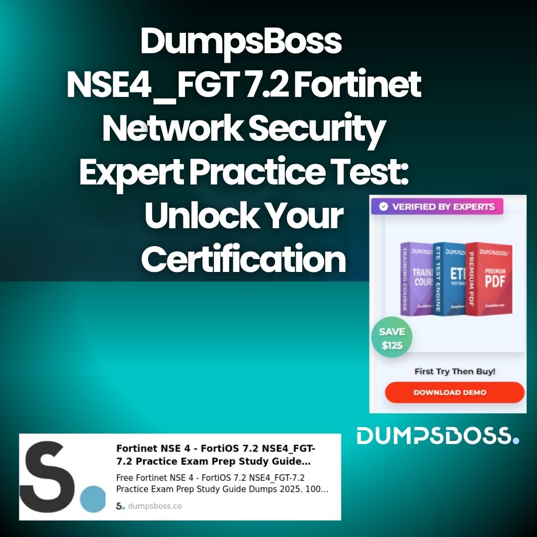 NSE4_FGT 7.2 Fortinet Network Security Expert Practice Test
